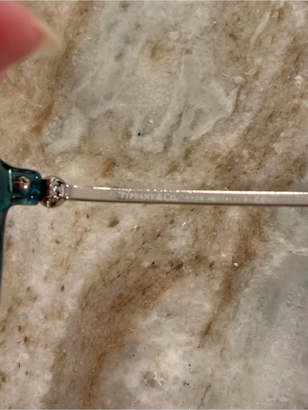 Tiffany & Co. Teal to Clear Gradient Cat-Eye Glasses Frame model TF2157